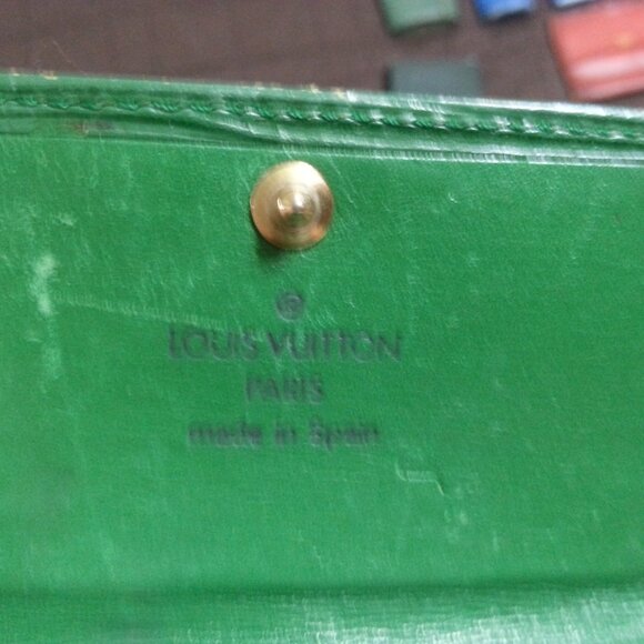 Vintage LV Louis Vuitton Epi Leather Green Key Holder Case Unisex Men's women's - Picture 10 of 12